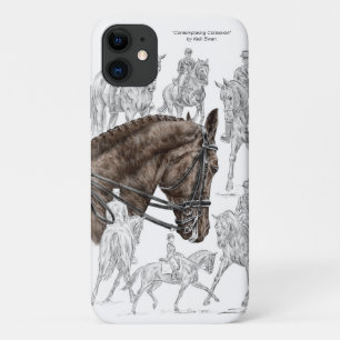 Verzamelde Dressage Horses FEI iPhone 11 Hoesje