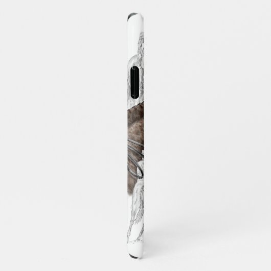 Verzamelde Dressage Horses FEI iPhone Hoesje (Rechterkant)