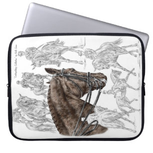 Verzamelde Dressage Horses FEI Laptop Sleeve
