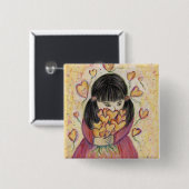 Verzamelen Love Hearts Button Lapel Pins (Voorkant /achterkant)