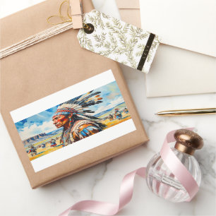 VERZAMELEN OP DE VLAKTEN RECHTHOEKIGE STICKER