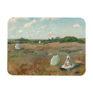 Verzamelen van Autumn Flowers, 1894-5 (olie op can Magneet