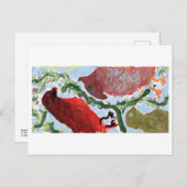 Verzamelen van kardinalen (?) briefkaart (Voorkant / Achterkant)