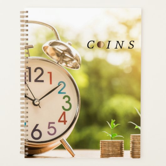 Verzamelen van munten en oude valuta Gepersonalise Planner (Voorkant)