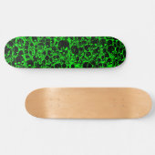 Verzamelen van Skulls Black en Green Skateboard (Horizontaal)