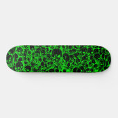 Verzamelen van Skulls Black en Green Skateboard (Horizontaal)
