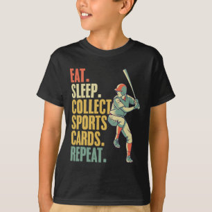Verzamelen van sportkaarten Basketbal Honkbalkaart T-shirt