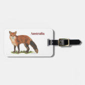 Verzameling Fox Bagage Label (Voorkant horizontaal)