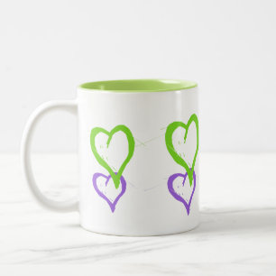 VERZAMELING GAVEN UIT LIEFDE TWEEKLEURIGE KOFFIEMOK