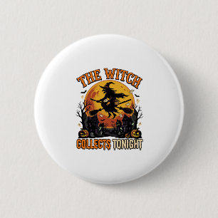 Verzameling Heksen voor Halloween Humor Ronde Button 5,7 Cm