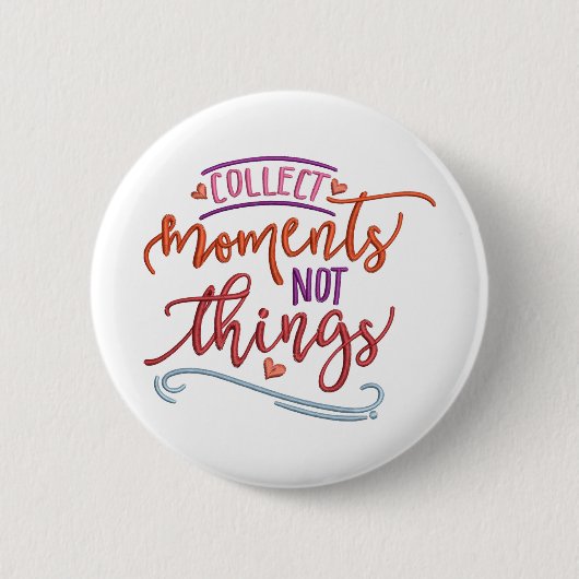 VERZAMELING NIET-DINGEN RONDE BUTTON 5,7 CM (Voorkant)