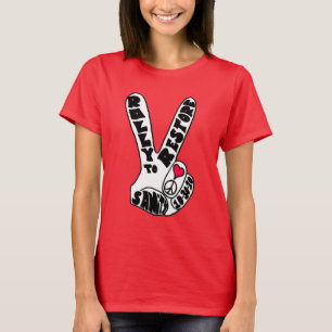 Verzameling om de Vrouwen van de Vingers van de T-shirt