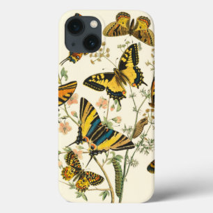 Verzameling van bustervliegen en pijlers iPhone 13 hoesje
