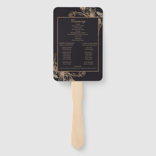 Verzameling ventilatoren handwaaier (Achterkant)