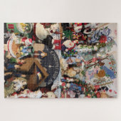 Verzamelkerstfeest Jigzaag Puzzle Legpuzzel (Horizontaal)