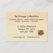  verzamelobjecten visitekaartje (Achterkant)