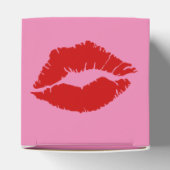 "Verzegeld met een kus" Bedankdoosjes (Bovenkant)