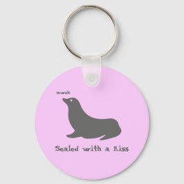 Verzegeld met een kus sleutelhanger