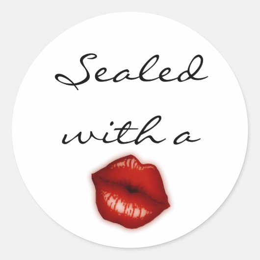 Verzegeld met een kus stickers (Voorkant)