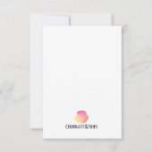 Verzegeld met Verjaardagsvreugde: Uitnodiging Sjab (Achterkant)