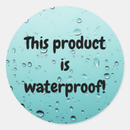 Verzegeletiket zegel waterdichte verpakking sticke