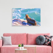 verzegeling 2 - je kijkt nog steeds naar me! canvas afdruk (Insitu (Woonkamer))