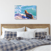 verzegeling 2 - je kijkt nog steeds naar me! canvas afdruk (Insitu (Slaapkamer))