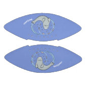 Verzegeling met een fijne zegel en illustratie van american football (Panelen)