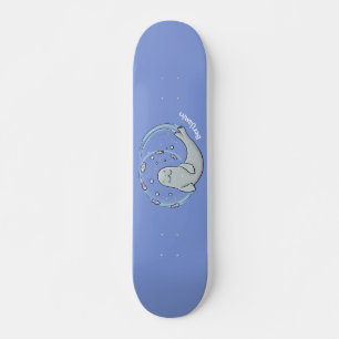 Verzegeling met een fijne zegel en illustratie van skateboard