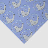 Verzegeling met een fijne zegel en illustratie van tissuepapier (Detail)