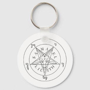 Verzegeling van Baphomet Sleutelhanger