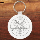 Verzegeling van Baphomet Sleutelhanger (Voorkant)