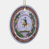 Verzegeling van de Confederatie Keramisch Ornament (Rechts)