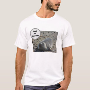 Verzegeling van de goedkeuring Elephant Seal Humou T-shirt
