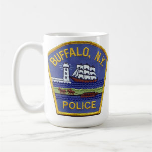 Verzegeling van de stad Buffalo - politie van Buff Koffiemok