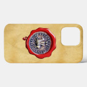 VERZEGELING VAN HET HULPLOSSEN VAN KNIGHTS TEMPLAR Case-Mate iPhone CASE (Achterkant (horizontaal))