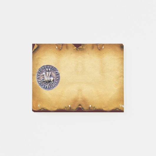 VERZEGELING VAN HET PLAATS VAN DE KNIGHTS TEMPLAR POST-IT® NOTES (Voorkant)