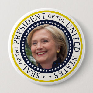 Verzegeling van het President van de Verenigde Sta Ronde Button 4,0 Cm