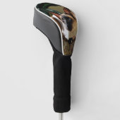 Verzegelpunt Siamese kat op kruispunt Golfheadcover (Schuin)