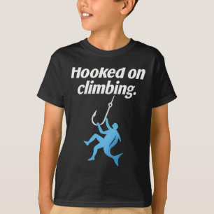 Verzeild met klimmen Vishaak klimmer Kunst T-shirt