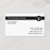 Verzekering Home Auto Health Visitekaartje (Voorkant)