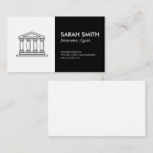 Verzekering / makelaar / makelaar visitekaartje (Voorkant / Achterkant)