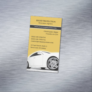 Verzekeringen Magnetisch Visitekaartje