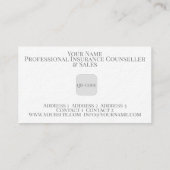 Verzekeringen - Visitekaartje (Achterkant)