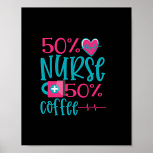 Verzekeringscadeau   50 Zuster 50 Koffie Poster