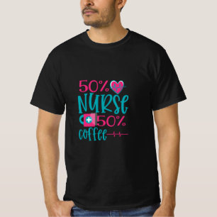 Verzekeringscadeau 50 Zuster 50 Koffie T-shirt