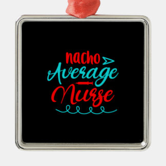 Verzekeringscadeau | Gemiddelde Nacho-zuren Metalen Ornament
