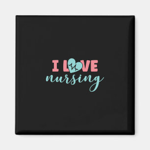 Verzekeringscadeau I Love Nursing Magneet