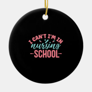 Verzekeringscadeau | Ik ben in de verpleegschool Keramisch Ornament