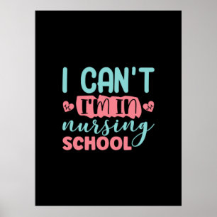 Verzekeringscadeau   Ik ben in de verpleegschool Poster